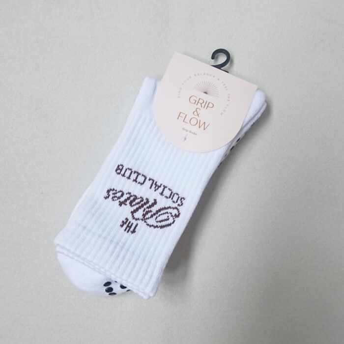 'Pilates Social Club' Grip Socks - Image 3